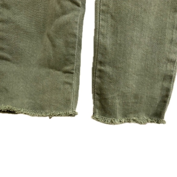 Zara Kids Olive Green Denim Pants - Picture 6 of 7